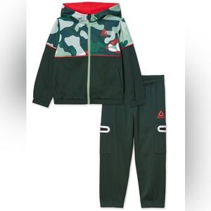 Reebok Toddler Boy Jogger Pants Outfit Set, 2-Piece, Size 3T Bundle